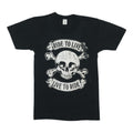 1980s Live To Ride Skull Motorcycle Shirt