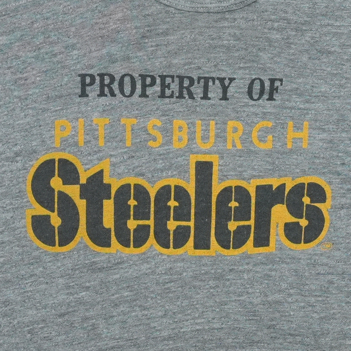 1980s Property of Pittsburgh Steelers Shirt Detail 1