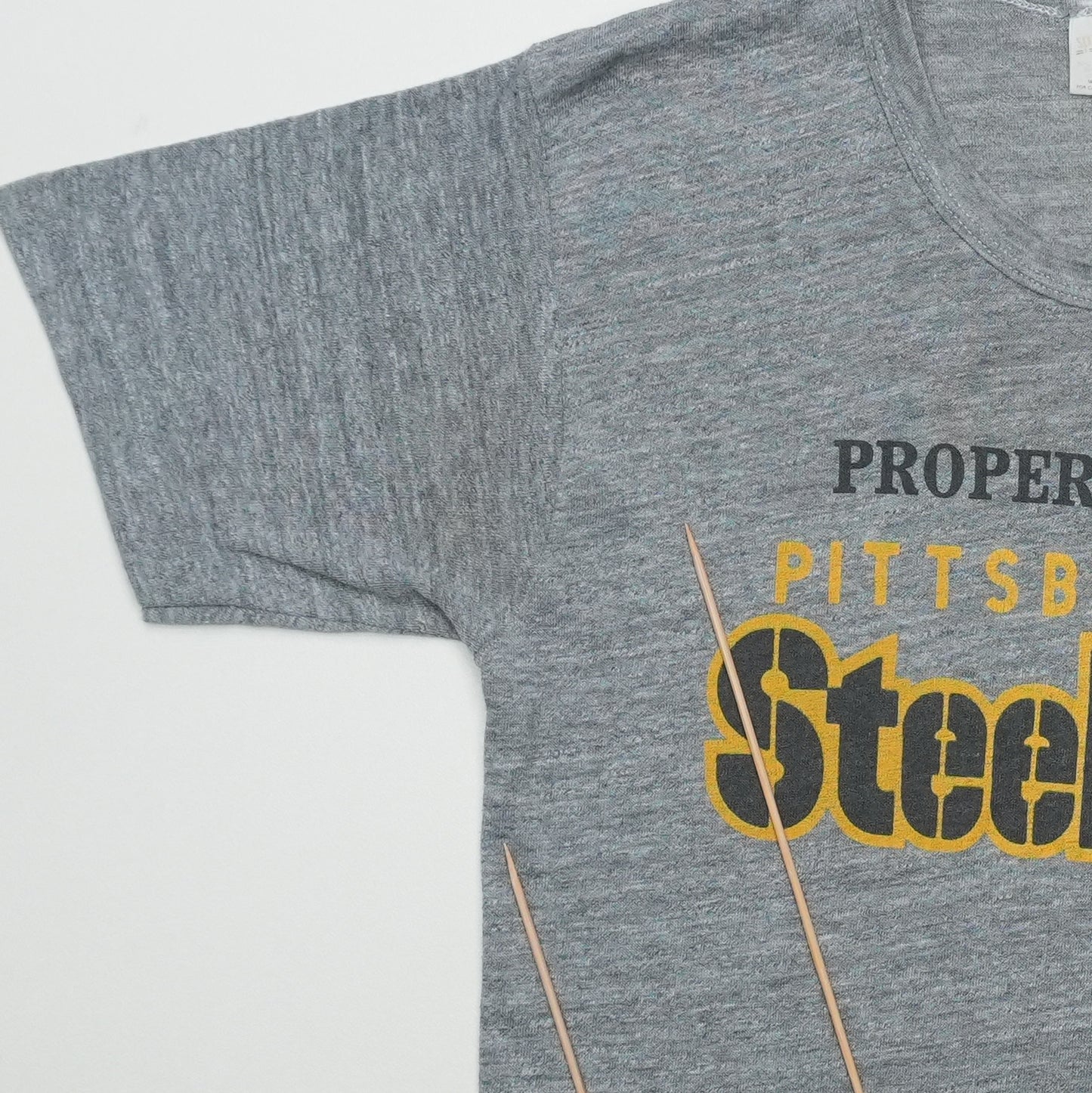 1980s Property of Pittsburgh Steelers Shirt Detail 3
