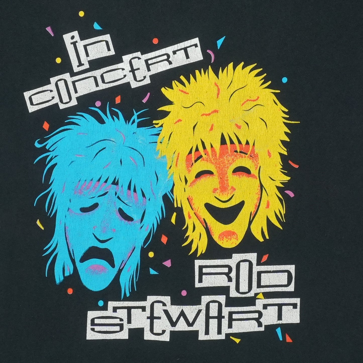 1980s Rod Stewart Out Of Order Tour Shirt