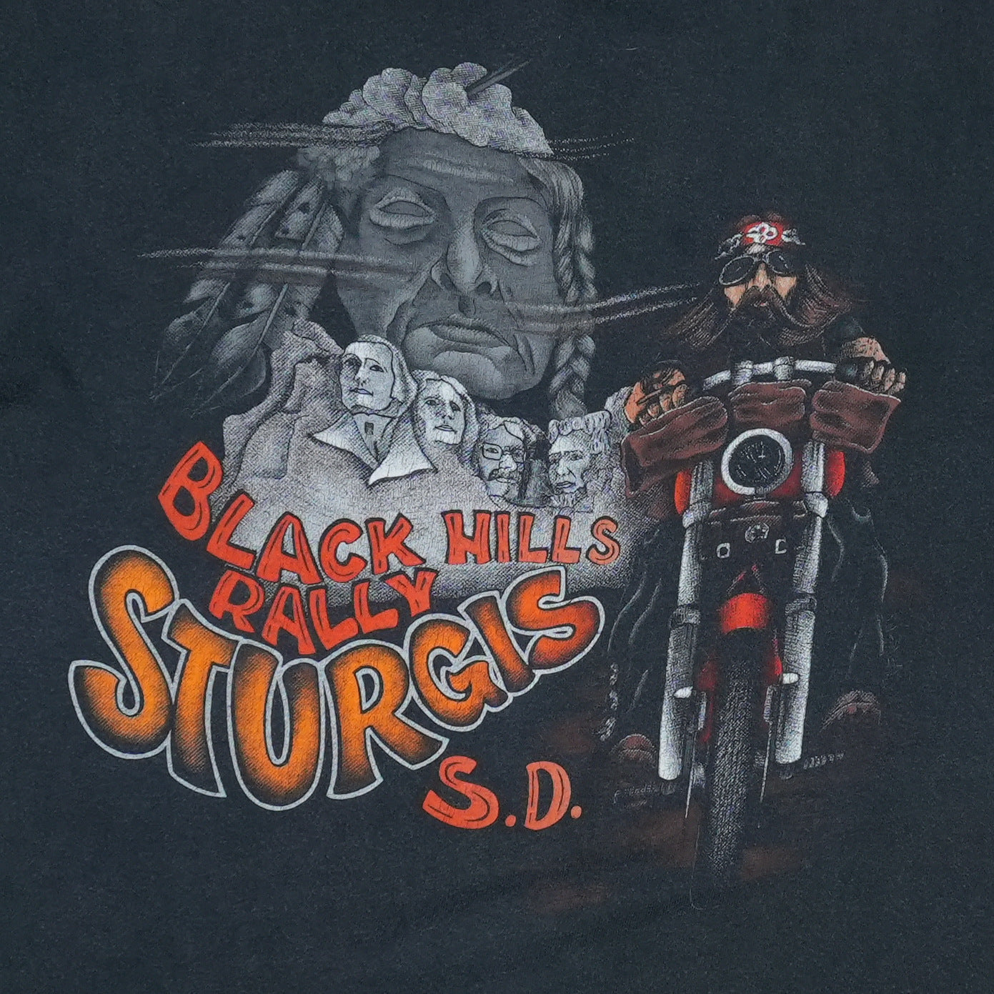 1980s Sturgis Black Hills Rally Shirt