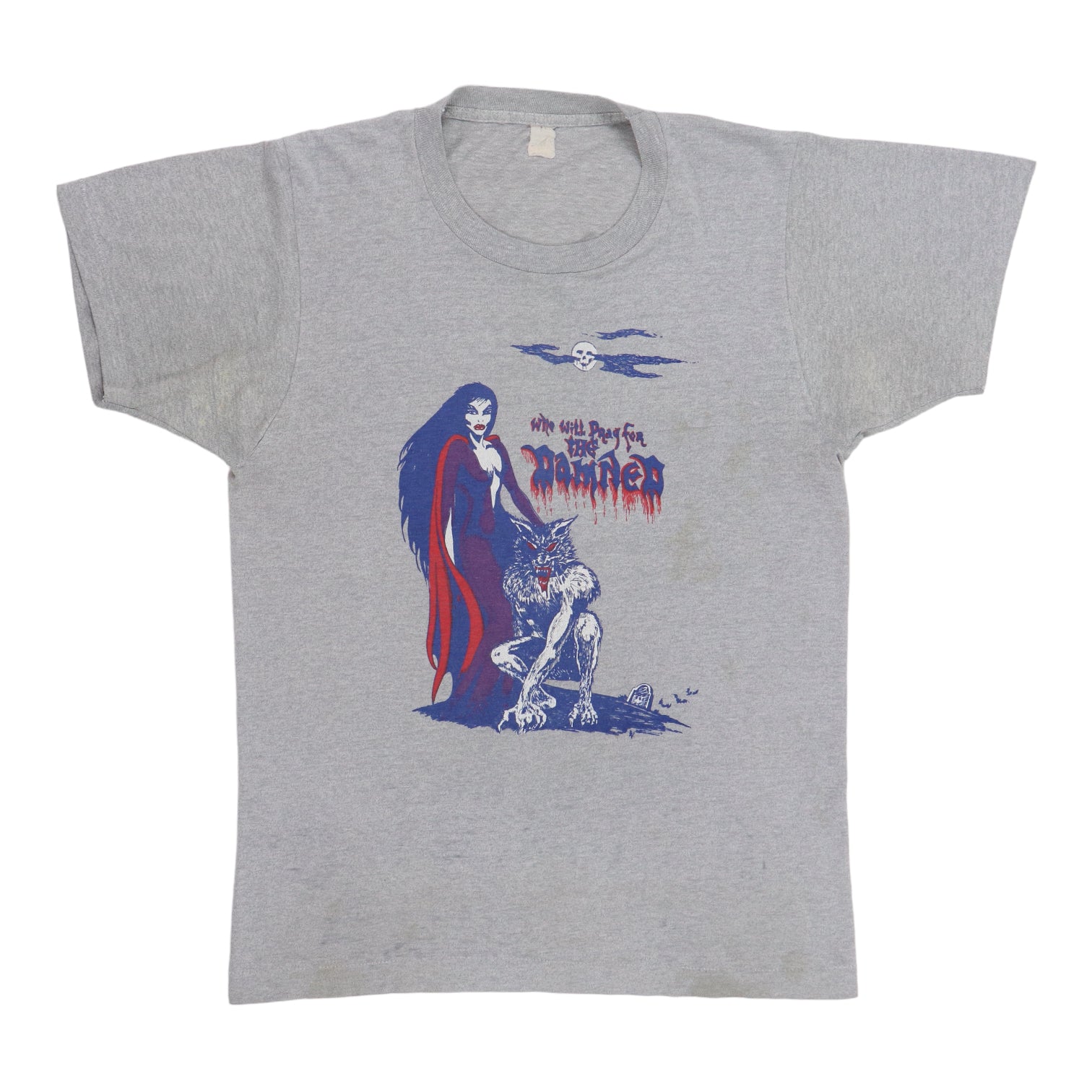 1980s The Damned Who Will Pray For The Damned Shirt | Authentic