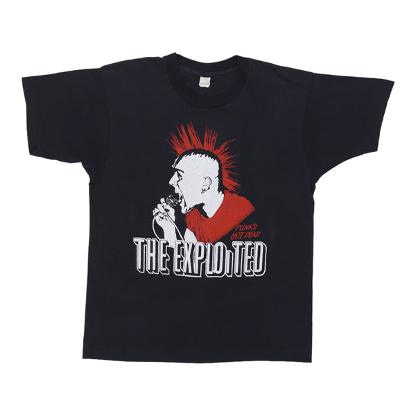 Original vintage 1980s The Exploited Punks Not Dead Shirt | WyCo