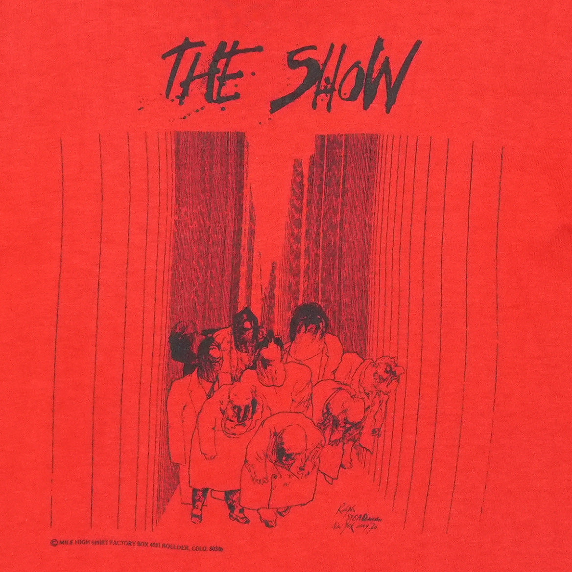 1980s The Show Ralph Steadman Shirt