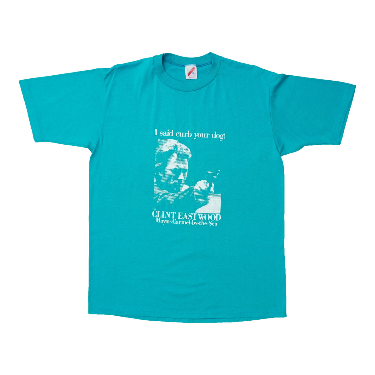 1980s Clint Eastwood Curb Your Dog Shirt