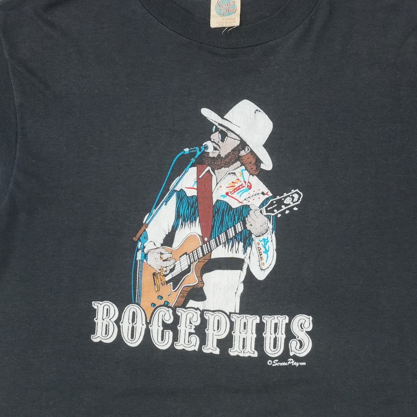 1980s Hank Williams Jr Rock A Billy King Shirt