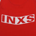 1980s INXS Logo Tank Shirt Detail 2