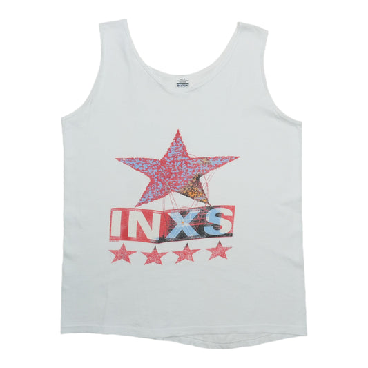 1980s INXS Star Tank Shirt Front