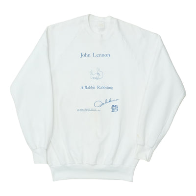 1980s John Lennon A Rabbit Rabbiting Sweatshirt