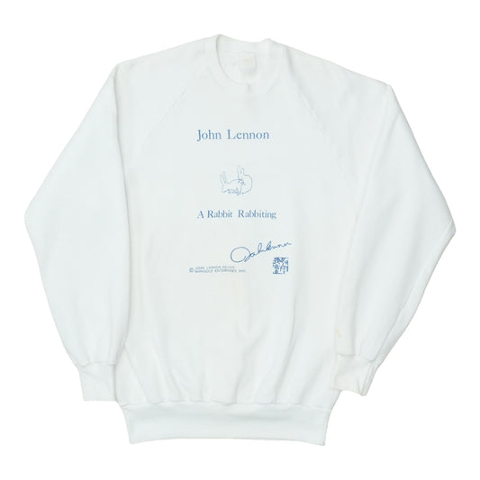 1980s John Lennon A Rabbit Rabbiting Sweatshirt