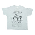 1980s Leonardo Da Vinci Bicycle Sketch Shirt