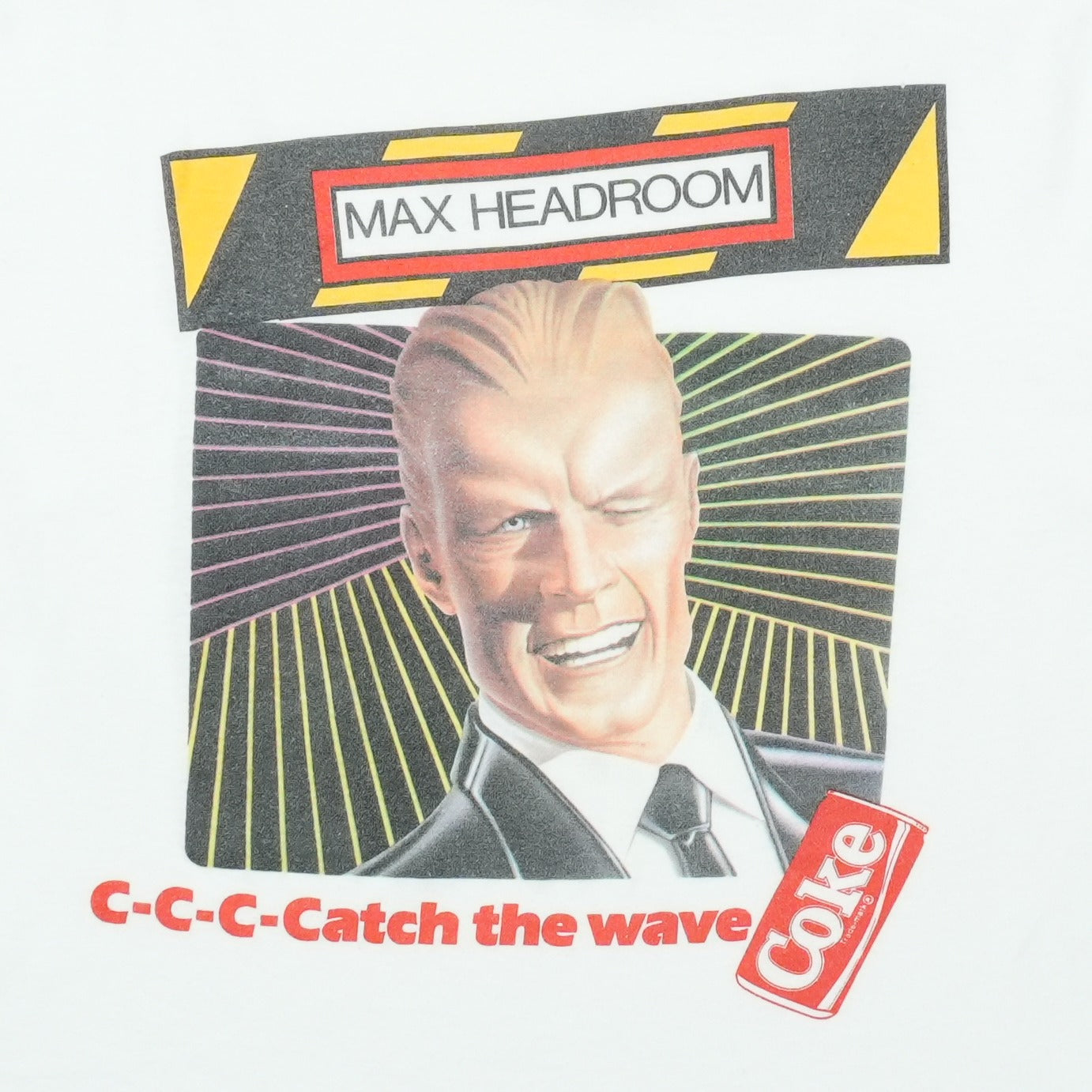 1980s Max Headroom Coca-Cola Catch The Wave Shirt