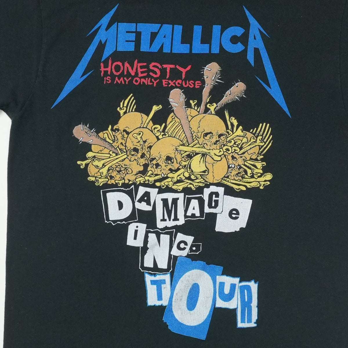 1980s Metallica Damage Inc Tour Shirt