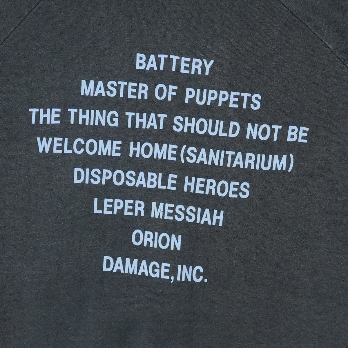 1980s Metallica Master Of Puppets Sweatshirt