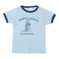 1980s North Dakota Skyscraper Ringer Shirt