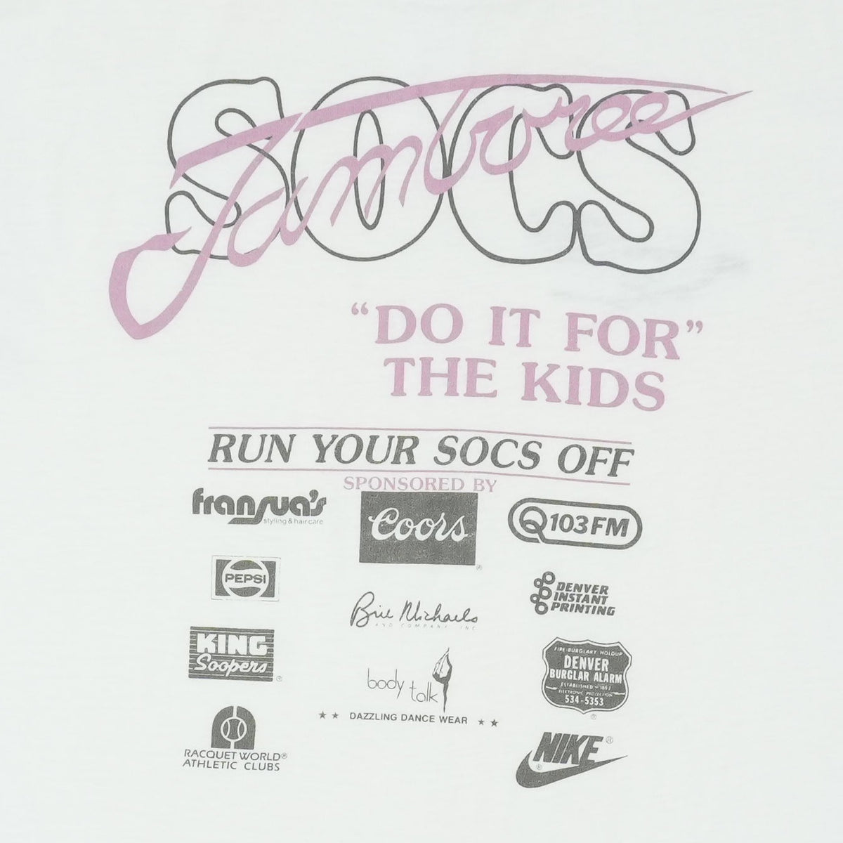 1980s SOCS Jamboree Do It For The Kids Shirt