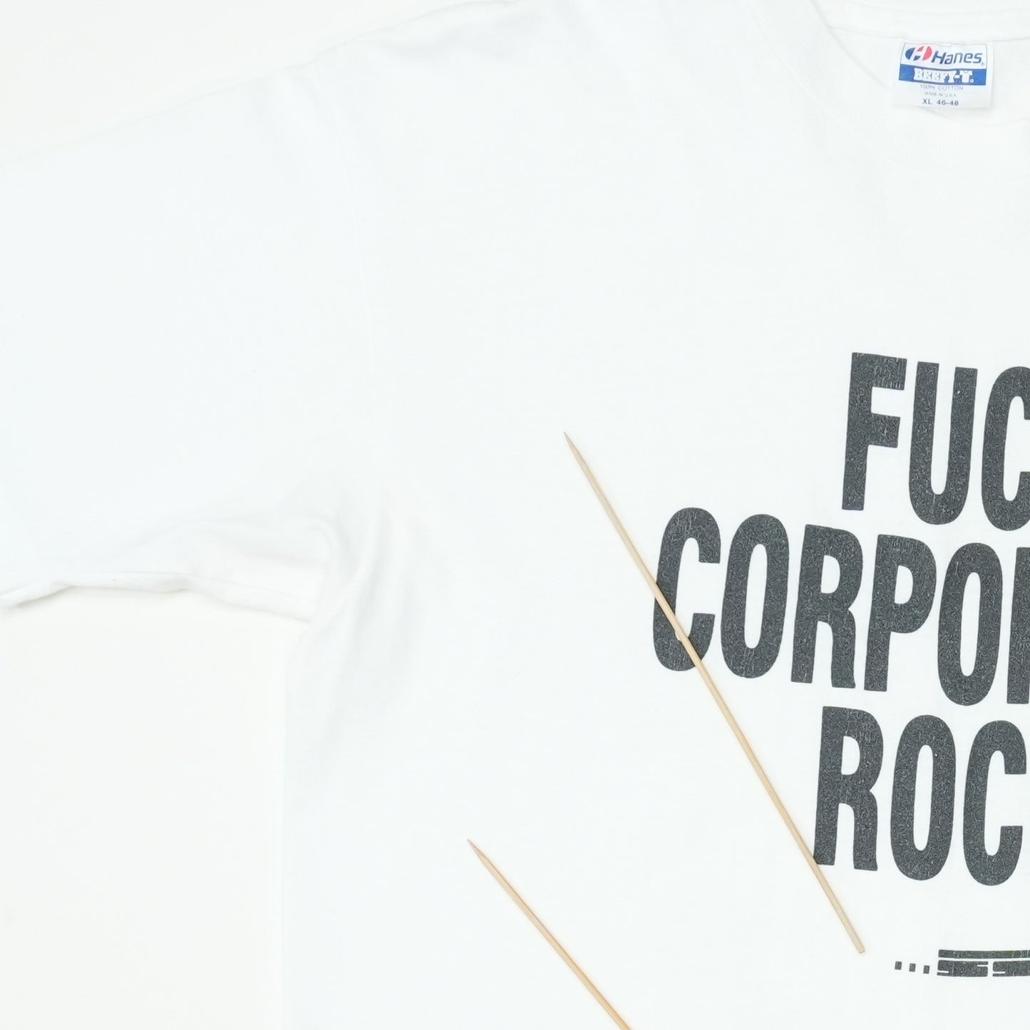 1980s SST Records Fuck Corporate Rock Shirt