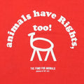 1980s The Fund For Animals Animal Rights Shirt