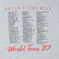 1980s Tina Turner Break Every Rule World Tour Shirt