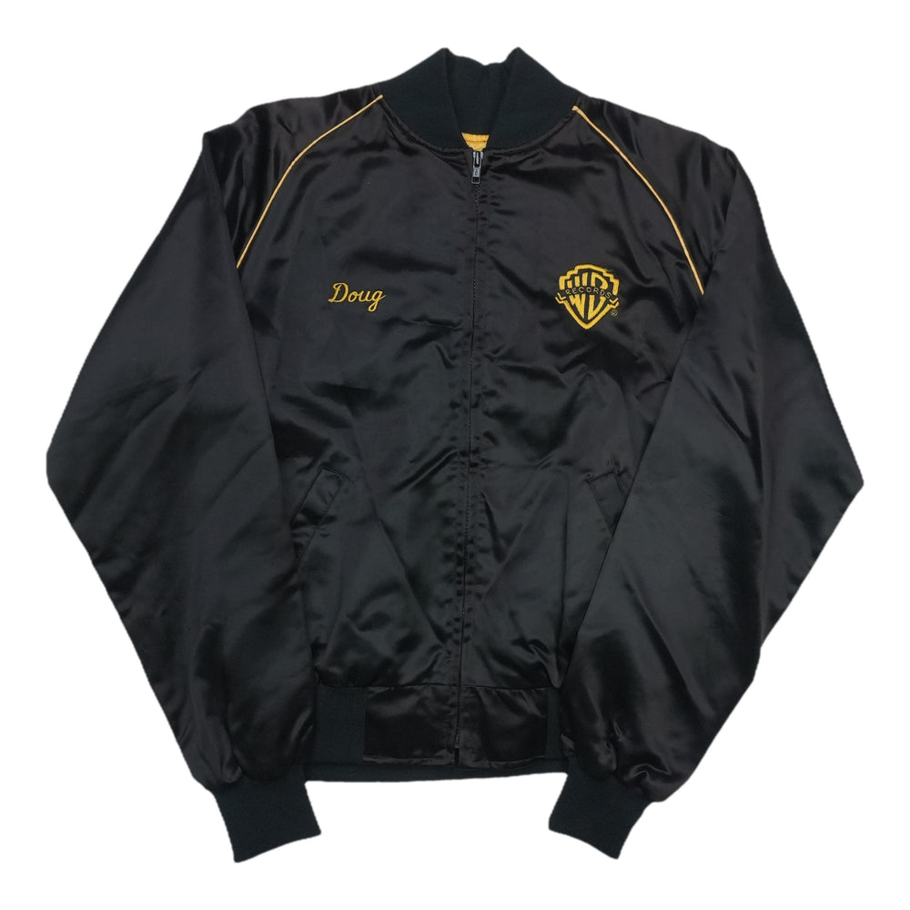 1980s Warner Bros Yellowjackets Satin Jacket Front