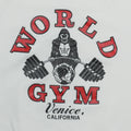 1980s World Gym Venice California Jersey Detail 2
