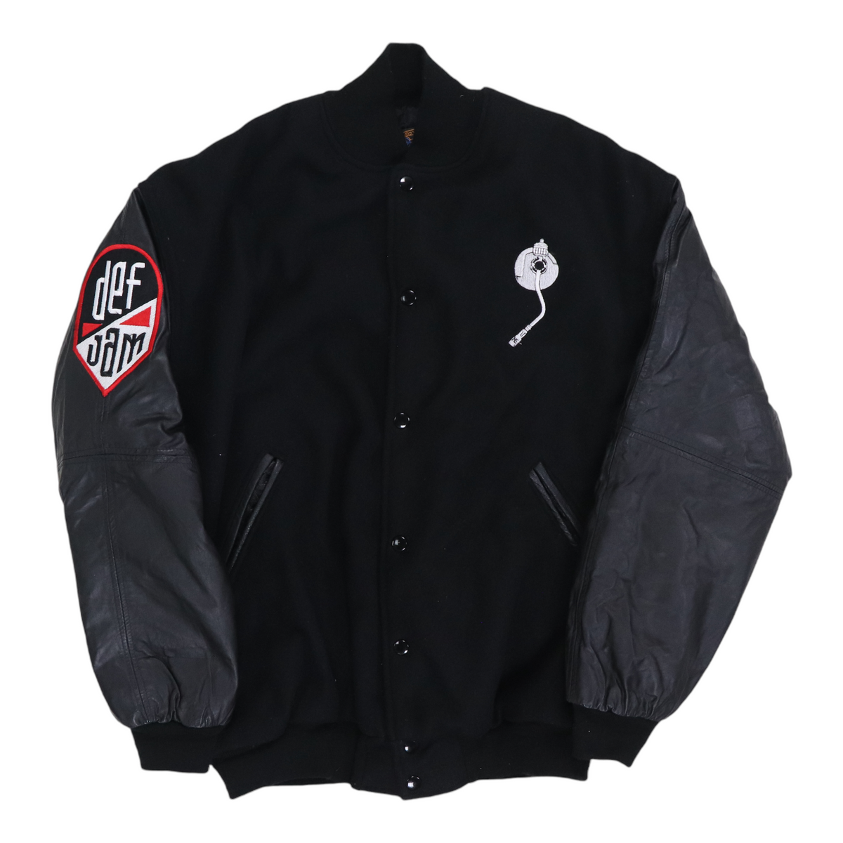 1980s Def Jam Records Leather Jacket | Authentic Vintage Jacket