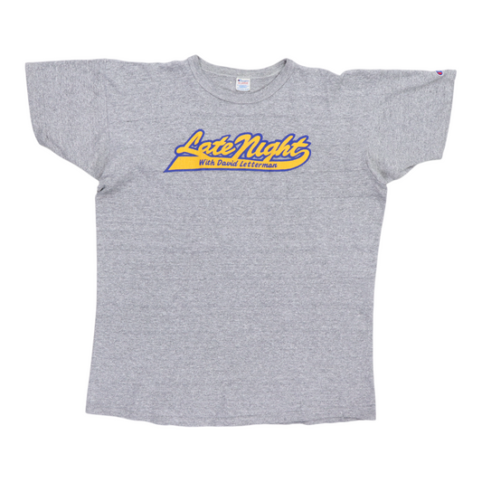 1980s Late Night With David Letterman Champion Shirt