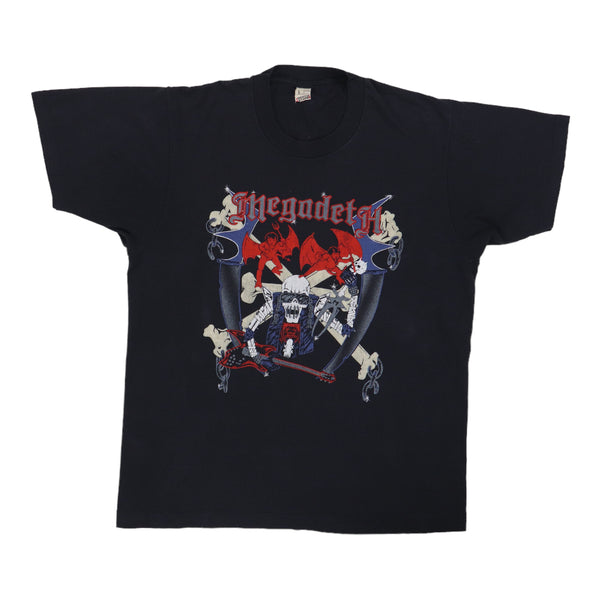 1980s Megadeth Live For Metal Die For Megadeth Shirt