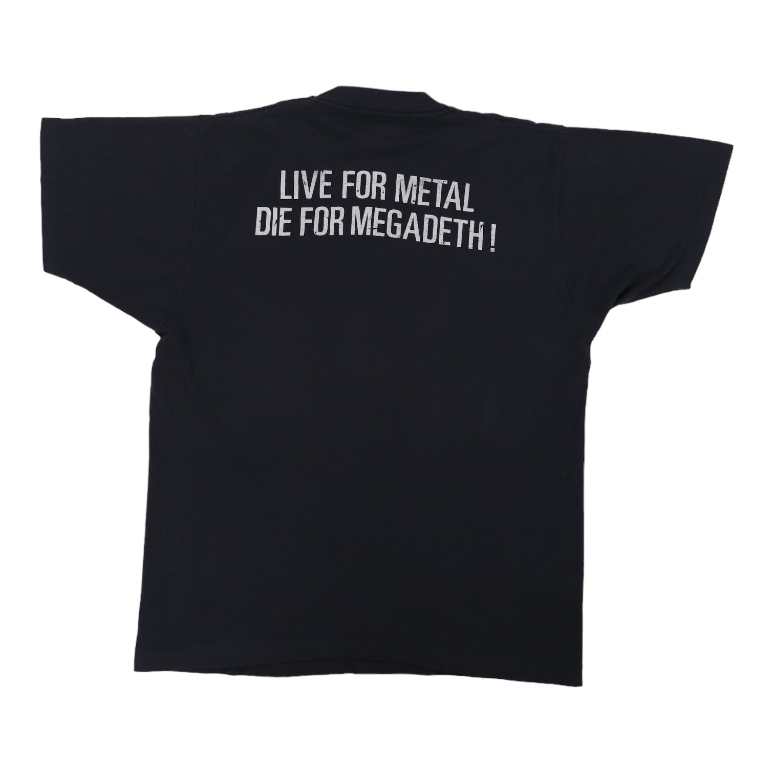Original vintage 1980s Megadeth Live For Metal Die For