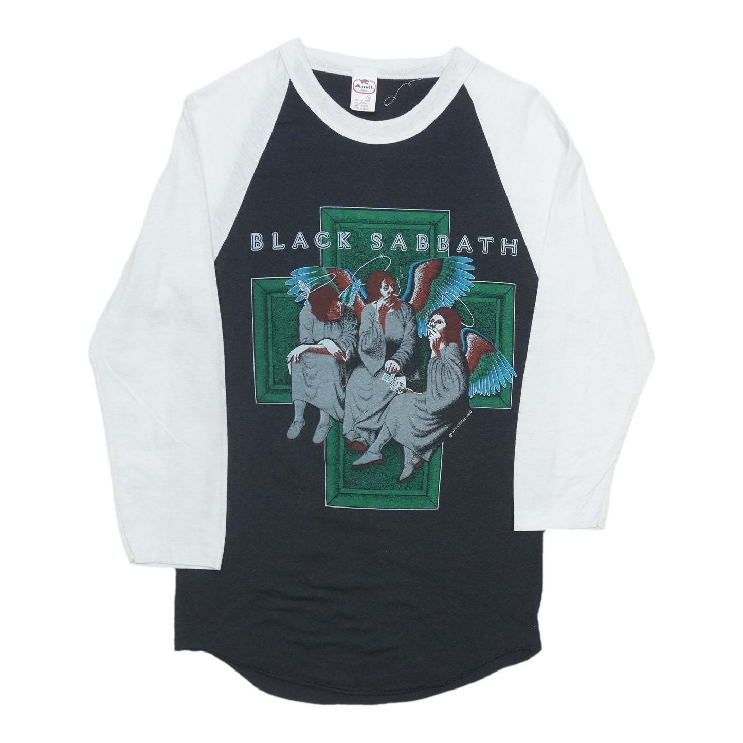 1980s Black Sabbath Jersey Shirt Front