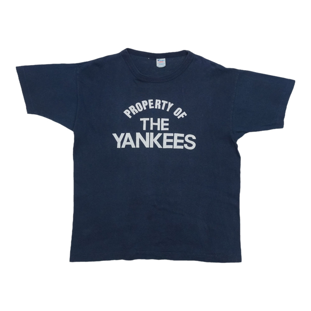 1980s Property of The Yankees Champion Shirt Front