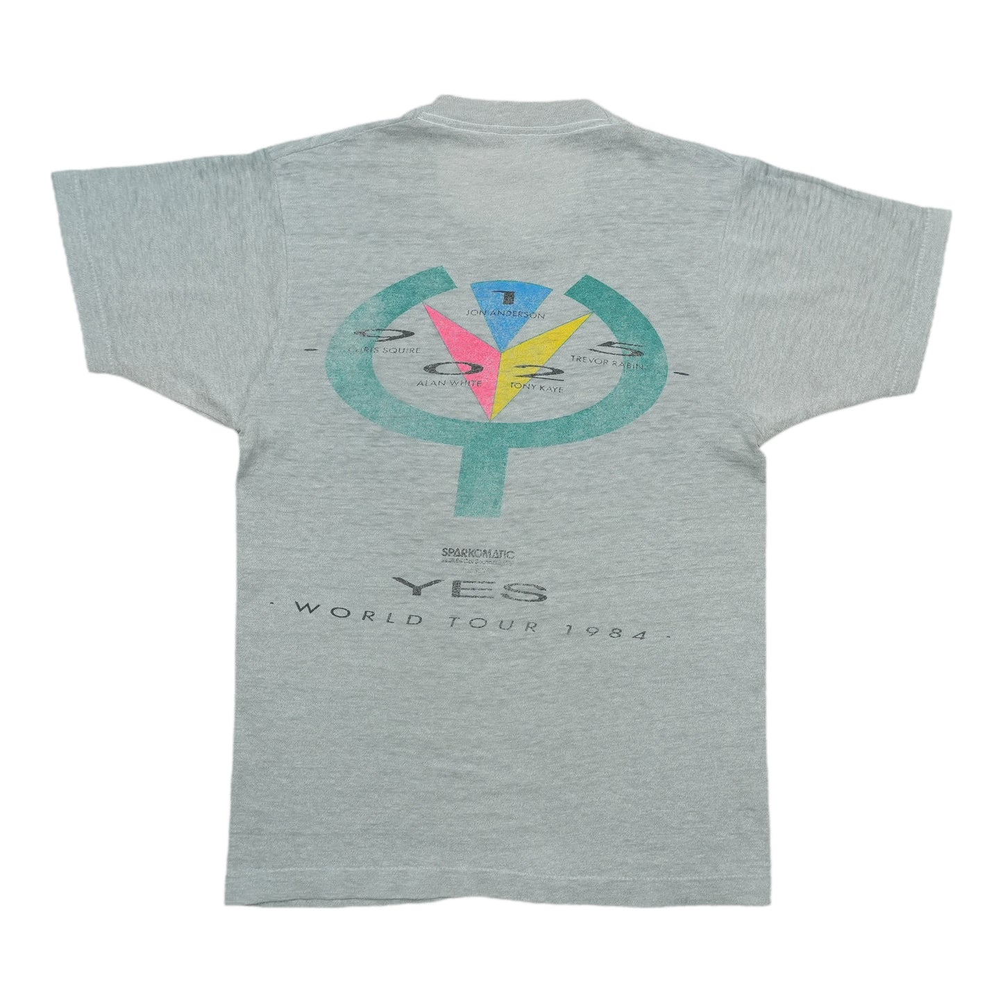 1980s Yes World Tour Shirt Back