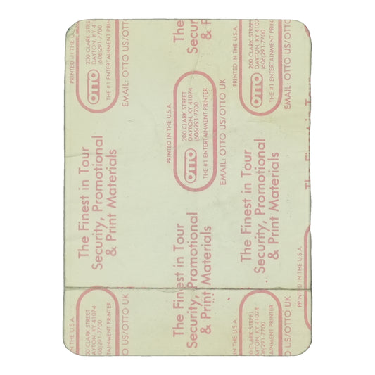 1980s Michelob Class Acts Stagehand Backstage Pass back