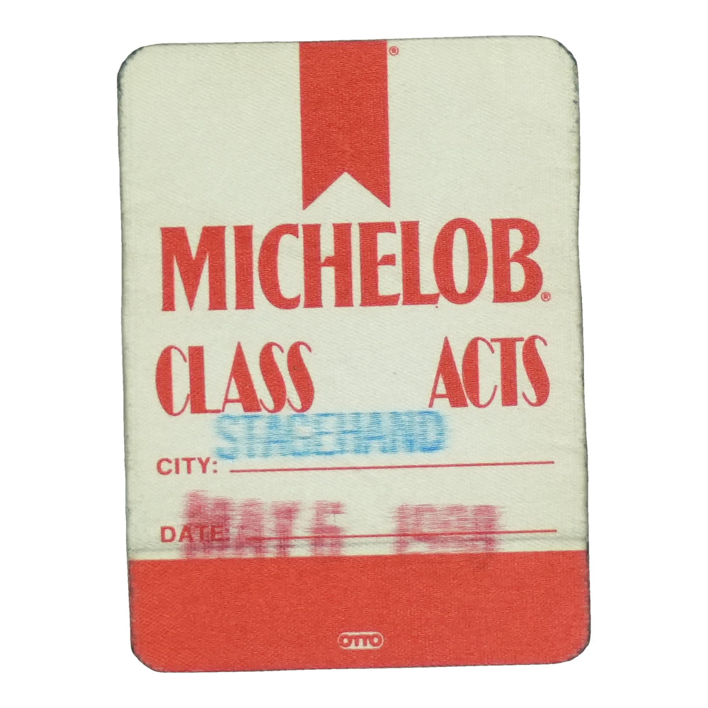 1980s Michelob Class Acts Stagehand Backstage Pass front