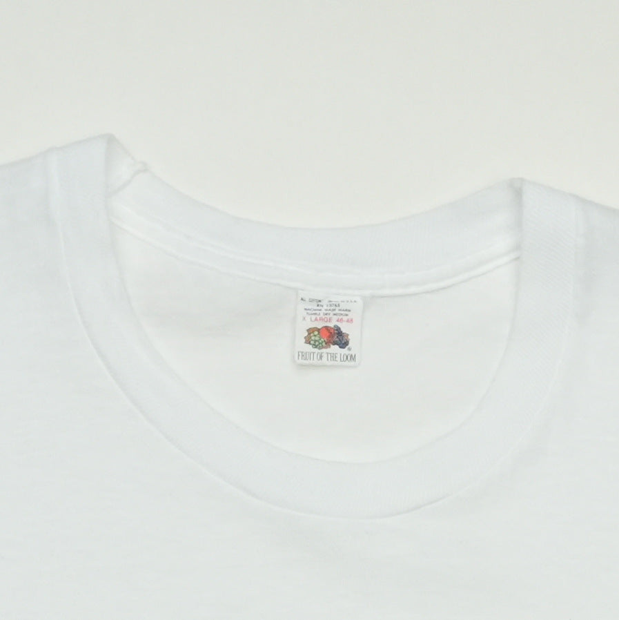 1980s Blank White FOTL Shirt Detail 1