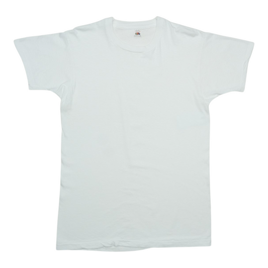 1980s Blank White FOTL Shirt Front