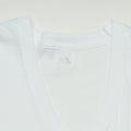 1980s Blank White FOTL V-Neck Shirt Detail 1