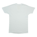 1980s Blank White FOTL V-Neck Shirt Front