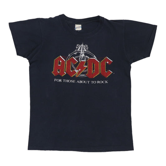 1981 ACDC For Those Bout To Rock Tour Shirt