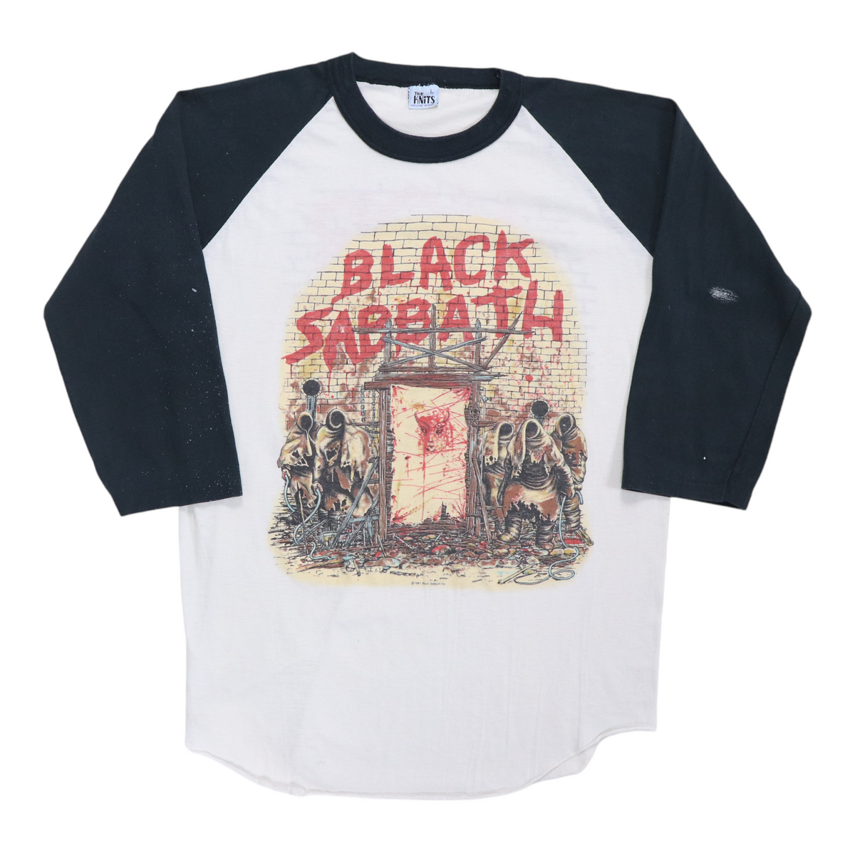 1981 Black Sabbath Mob Rules Tour Jersey Shirt | Authentic Vintage