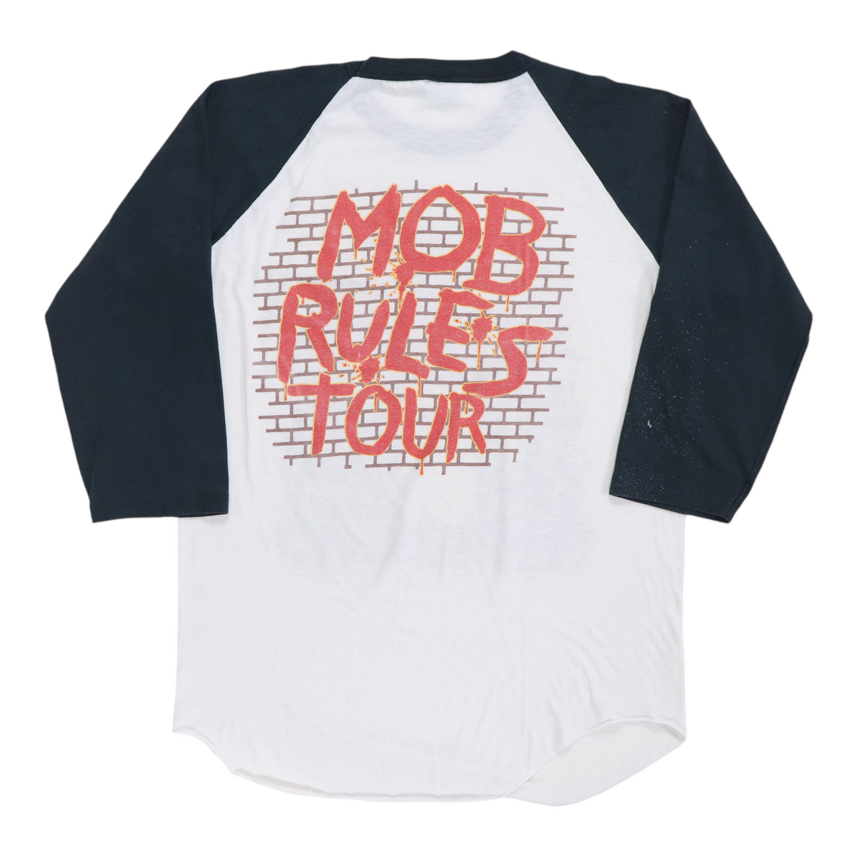 1981 Black Sabbath Mob Rules Tour Jersey Shirt | Authentic Vintage