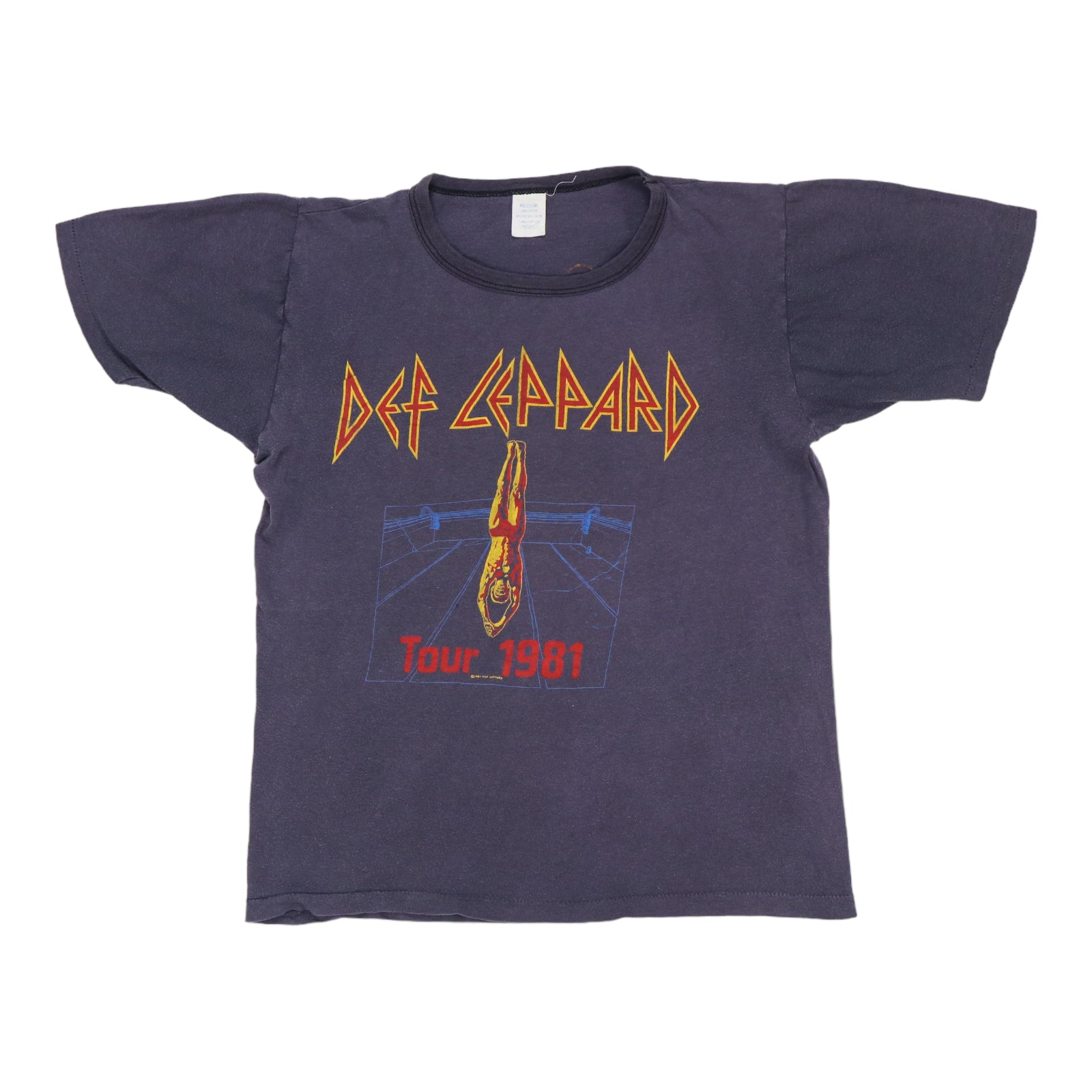 陽*太様 Def Leppard デフ・レパード 1981ツアーラグランTシャツ Def Leppard デフ・レパード 1981ツアーラグランTシャツ L