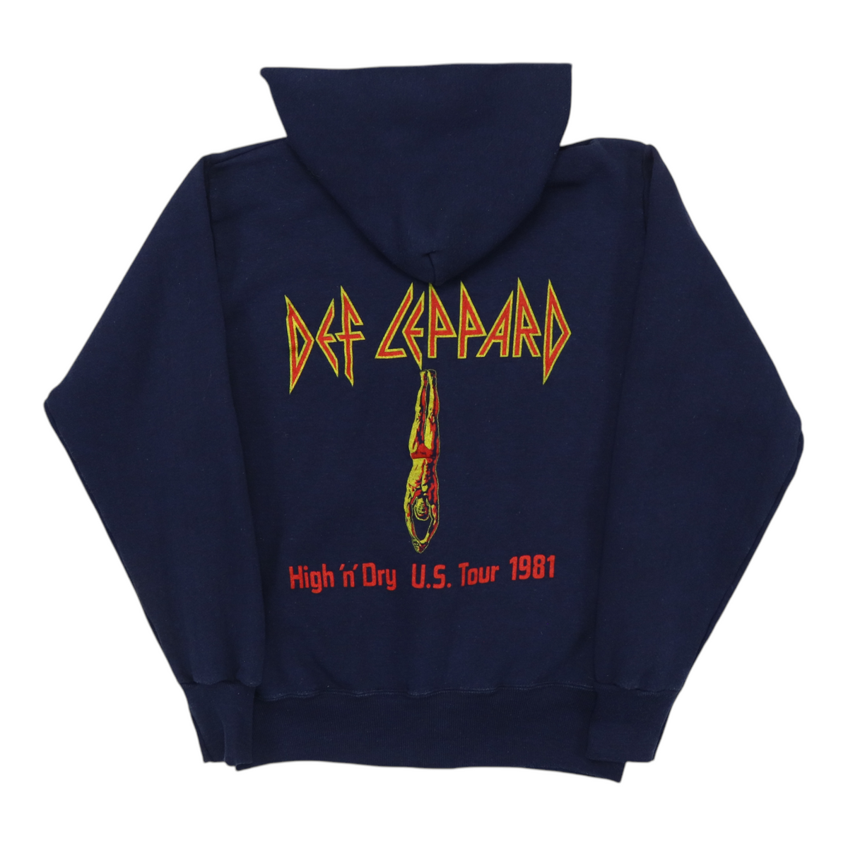 1981 Def Leppard High N Dry Tour Zip Up Jacket | Authentic Vintage 
