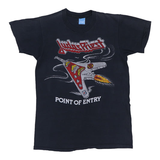 1981 Judas Priest Point Of Entry Tour Shirt