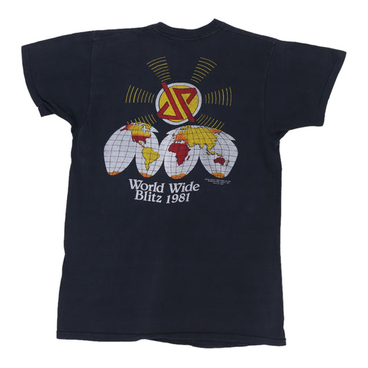 1981 Judas Priest Point Of Entry Tour Shirt