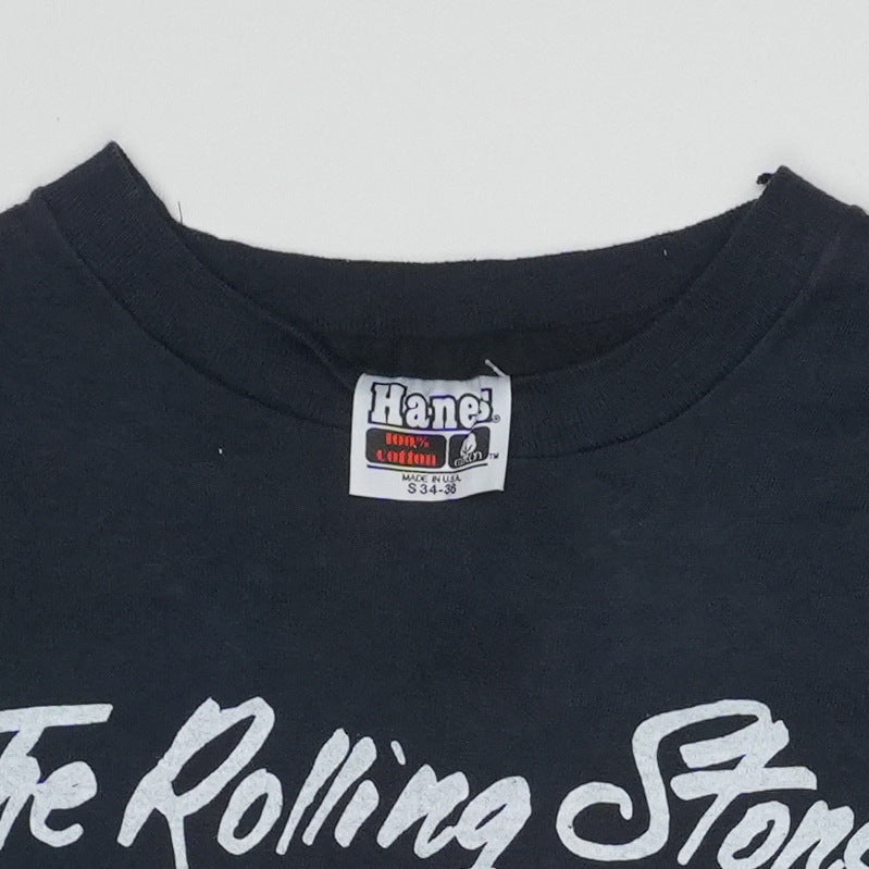 1981 Rolling Stones North America Tour Shirt Detail