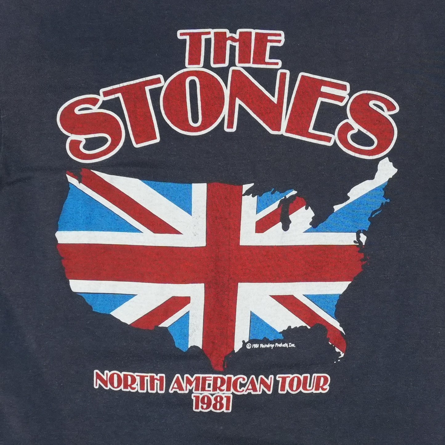 1981 Rolling Stones North American Tour Shirt