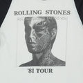 1981 Rolling Stones Tattoo You Tour Shirt