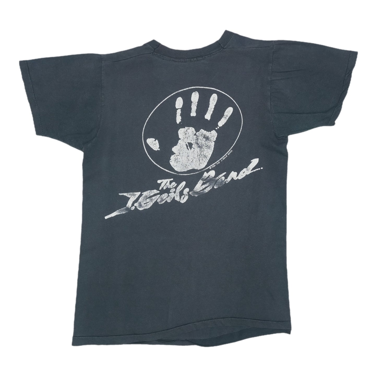 1981 The J Geils Band Live Shirt Back