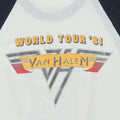 1981 Van Halen Worldwide Tour Shirt